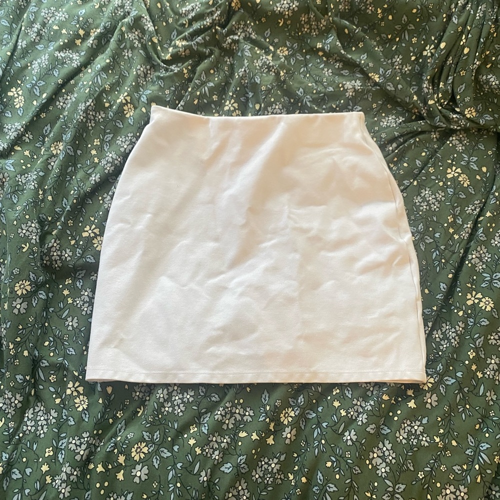 Sunday Best white mini skirt